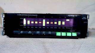 Vintage Alpine 3339 EQ 11 band spectrum analyzer old school rare