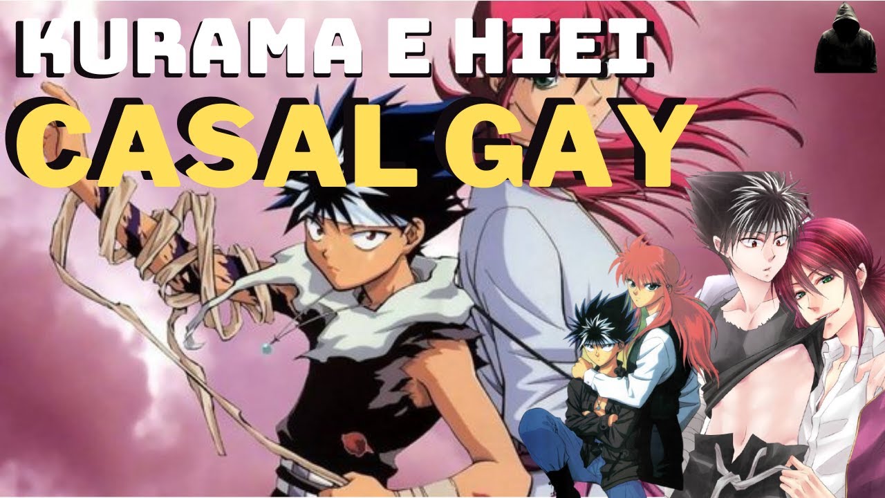 Hiei e Kurama quase foram um casal homossexual no anime Yu Yu Hakusho! # yuyuhakusho #anime #kurama 