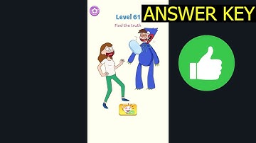 Dop 5 Eraser Master LEVEL 61 Find the truth (ANSWER KEY) Walkthrough ✅ -SlowMotion Gameplay Solution