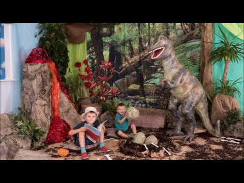 How to create a Dinosaur themed immersive environment