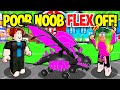 Going UNDERCOVER As A *POOR NOOB* To FLEX OFF BATTLE With My *CRUSH* !! Adopt Me (Roblox)