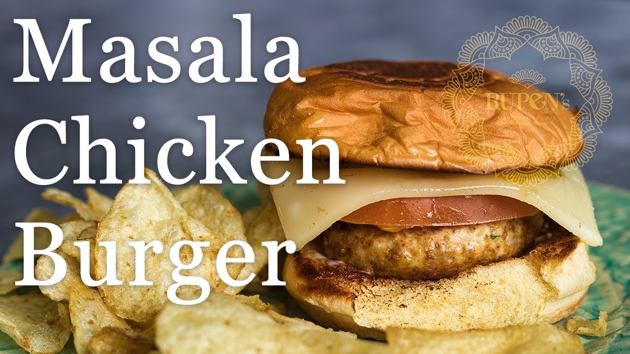 A Healthy Masala Chicken Burger Recipe *Spicy* YouTube