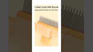 Best-seller: Pet Grooming Brush One-Click Hair Removal Gentle On Skin Pet Anti-Mite Hair Cleaning...