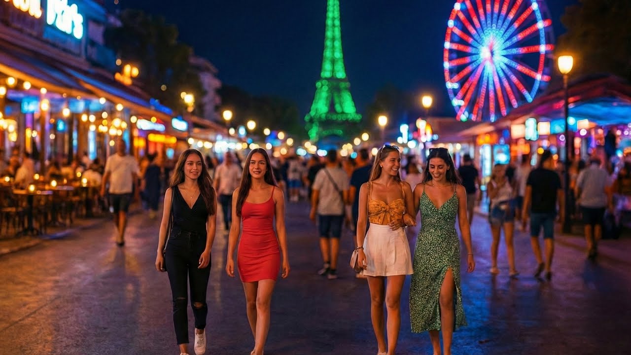 Золотые Пески - лучший курорт Болгарии? Ночная Разходка