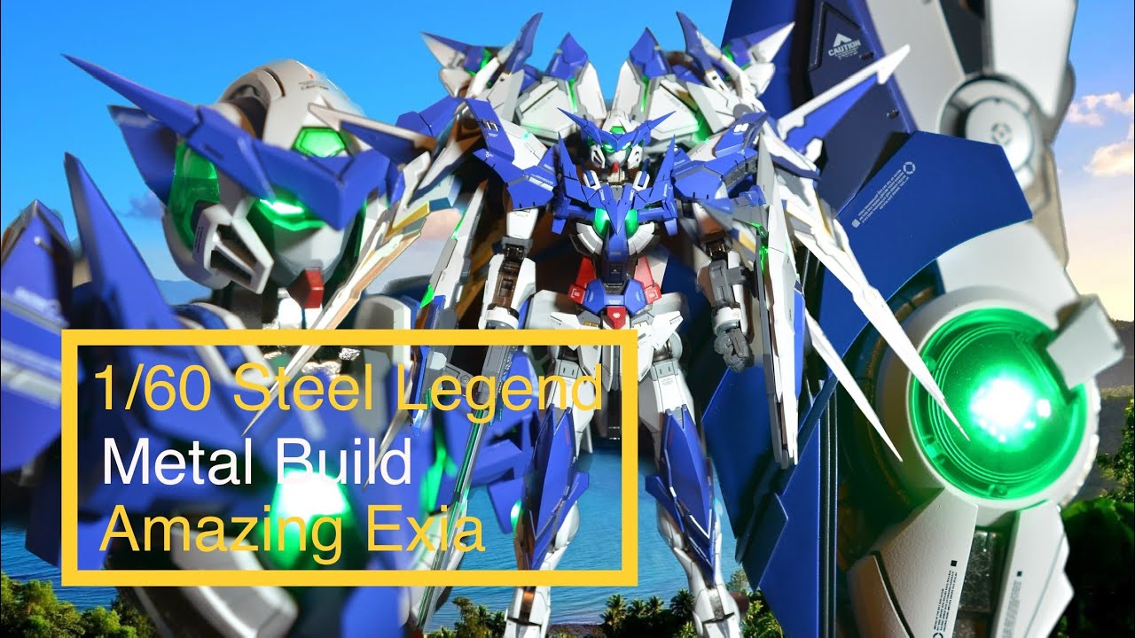 1/60 Steel Legend Amazing Exia Stop motion Review - YouTube