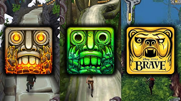 Temple Run 2 Volcano Island Vs Temple Run 2 Lost Jungle Vs Temple Run Brave Endless Run