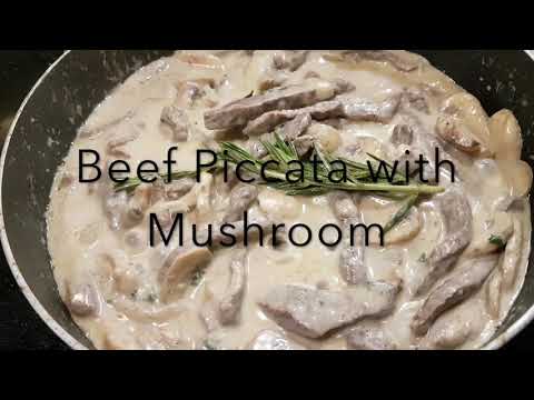 Beef Piccata With Mushroom