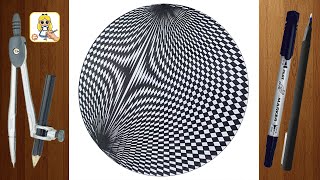 How To Draw Geometric Mandala Art Step By Step Tutorial