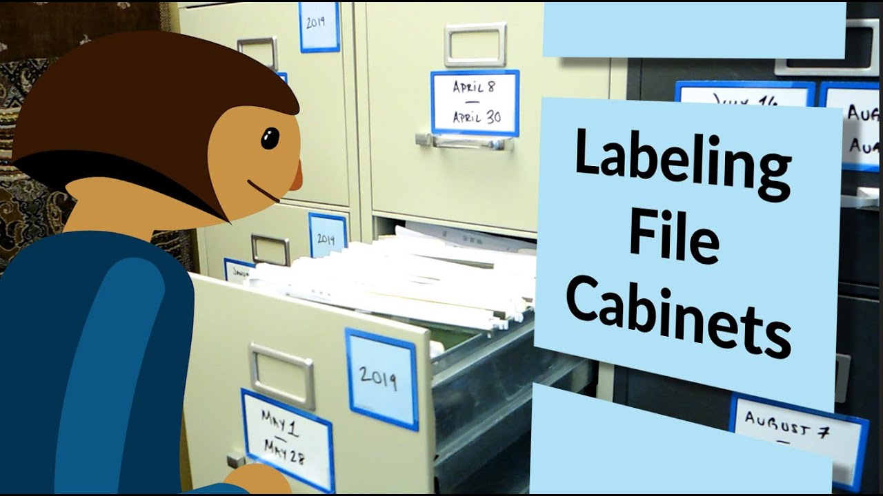 How To Label File Cabinets You