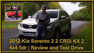 2012 Kia Sorento 2 2 CRDi KX 2 4x4 5dr | Review and Test Drive