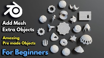 Blender Free Addon Add mesh extra objects all Tools Explained | blender beginner tutorial