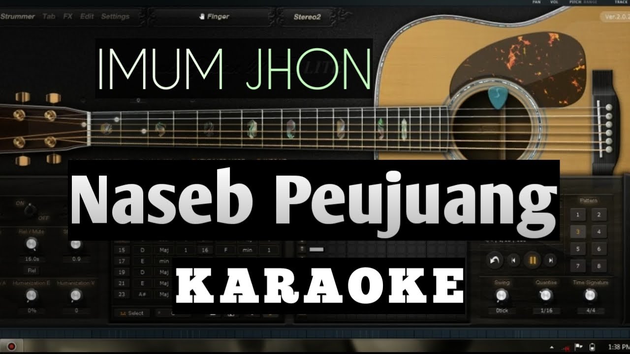 IMUM JHON - Naseb Peujuang Karaoke dan lirik Lagu Aceh