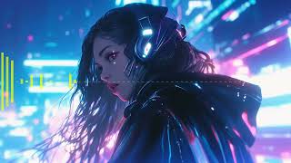 Charge Through The Flux Cyberpunk Futuristic Edm Neon City Night Drive