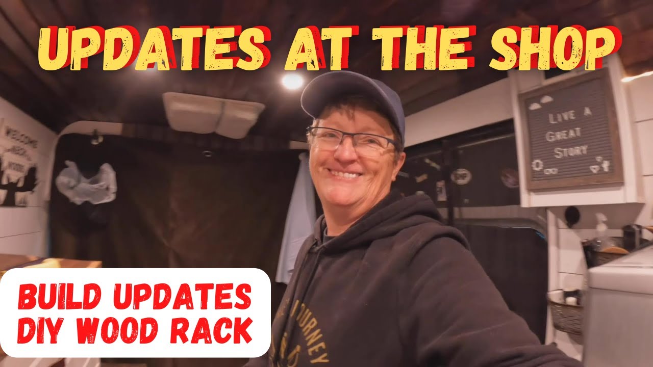Van Build Updates | Changes To My Van | DIY Wood Rack - YouTube