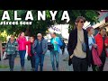 alanya street tour alanya walking tour 2022 winter in alanya 4K VİDEO antalya turkey holiday travel