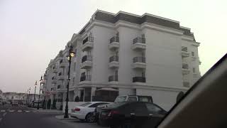 4K||DRIVE|| INSIDE THE LUXURIOUS LES MANSIONS BLANCHES|| DOHA|| LUSAIL MARINA.