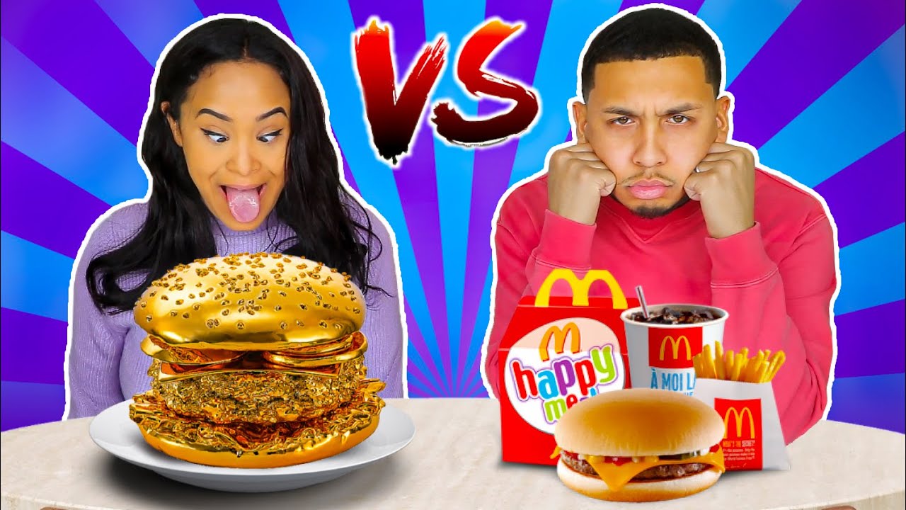CHEAP VS EXPENSIVE FOOD CHALLENGE! - YouTube