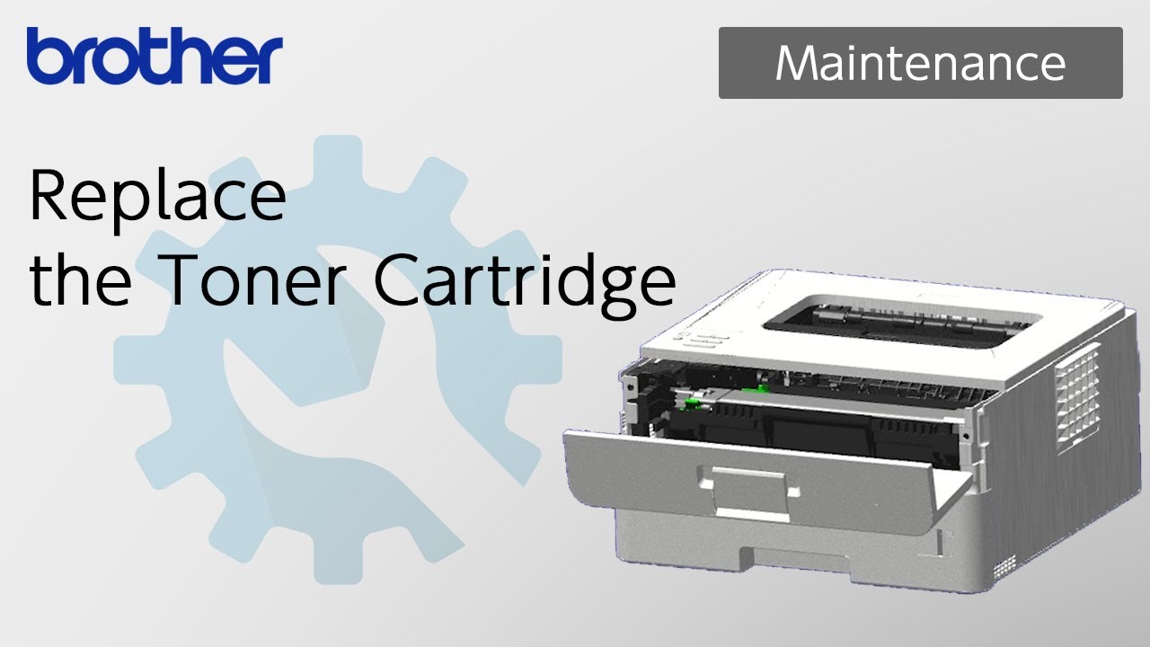 Replace the toner cartridge [Brother Global Support] 