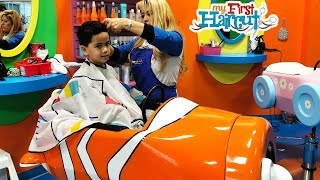 Izaak's First Ever Haircut at the store TBTFUNTV