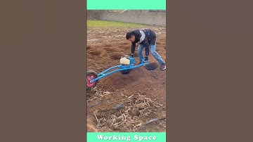 The Process Of Digging A  Hole In The Ground