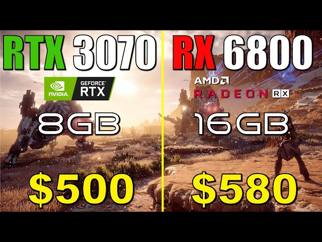 RTX 3070 vs RX 6800 XT vs RTX 3070 Ti