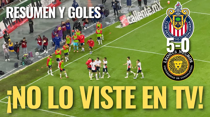 🚨¡NO lo VISTE en TV: GOLES y RESUMEN completo del CHIVAS 5-0 UDEG! 🚨