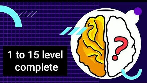 brain out 1 to 15 level complete | part 1