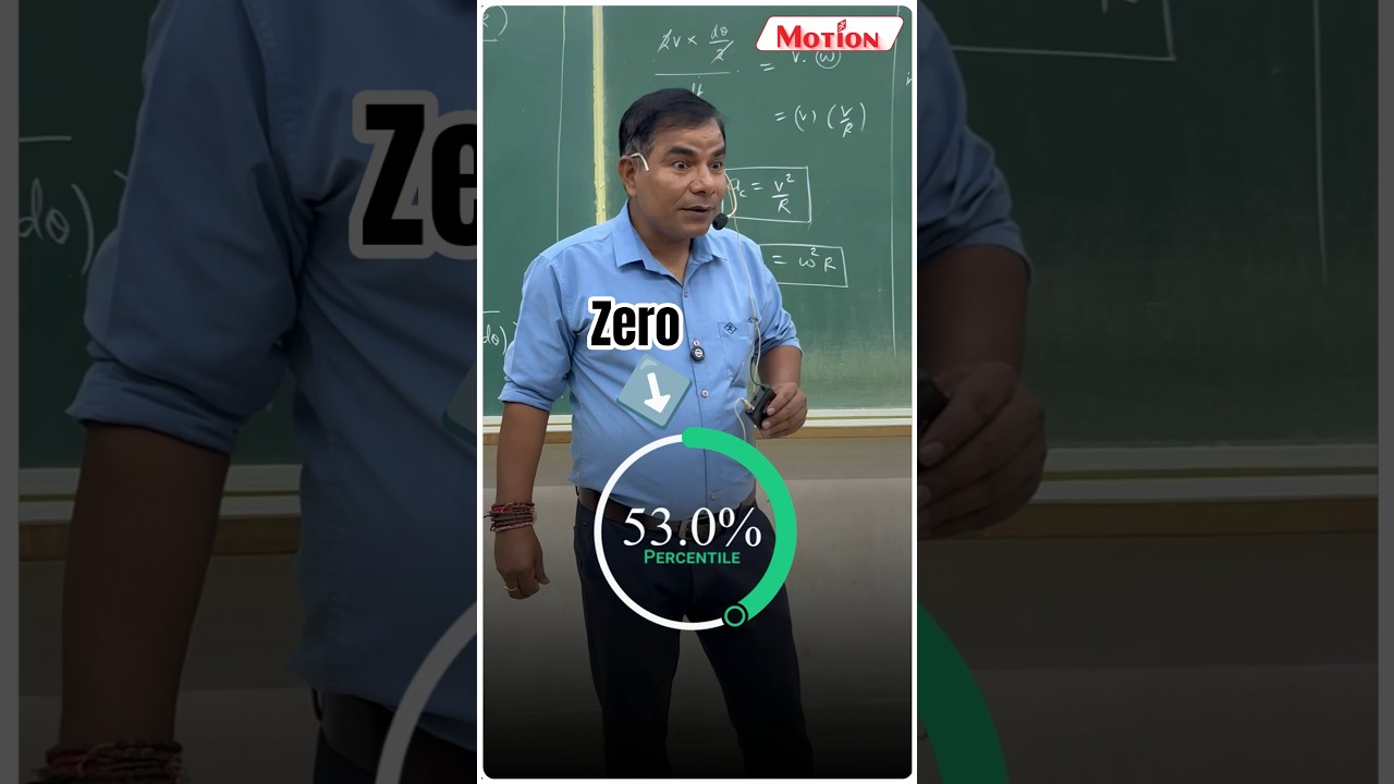 JEE में Zero marks पर 53 %ile आयी Maths में 😨 | JEE 2026 Reality | Motion JEE 