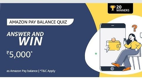 Amazon Pay Balance Quiz Answers Today | 22 January 2022 | Daily QuizTime