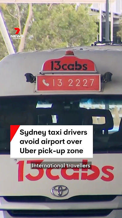 Sydney taxi drivers protest Uber pick-up zone at airport