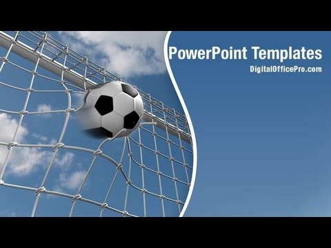 Soccer Goal Powerpoint Template Backgrounds Digitalofficepro w Youtube