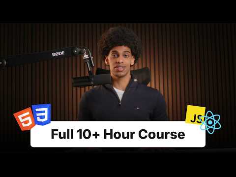 Become a Frontend Developer from Scratch Full Beginner's Tutorial HTML CSS JavaScript React