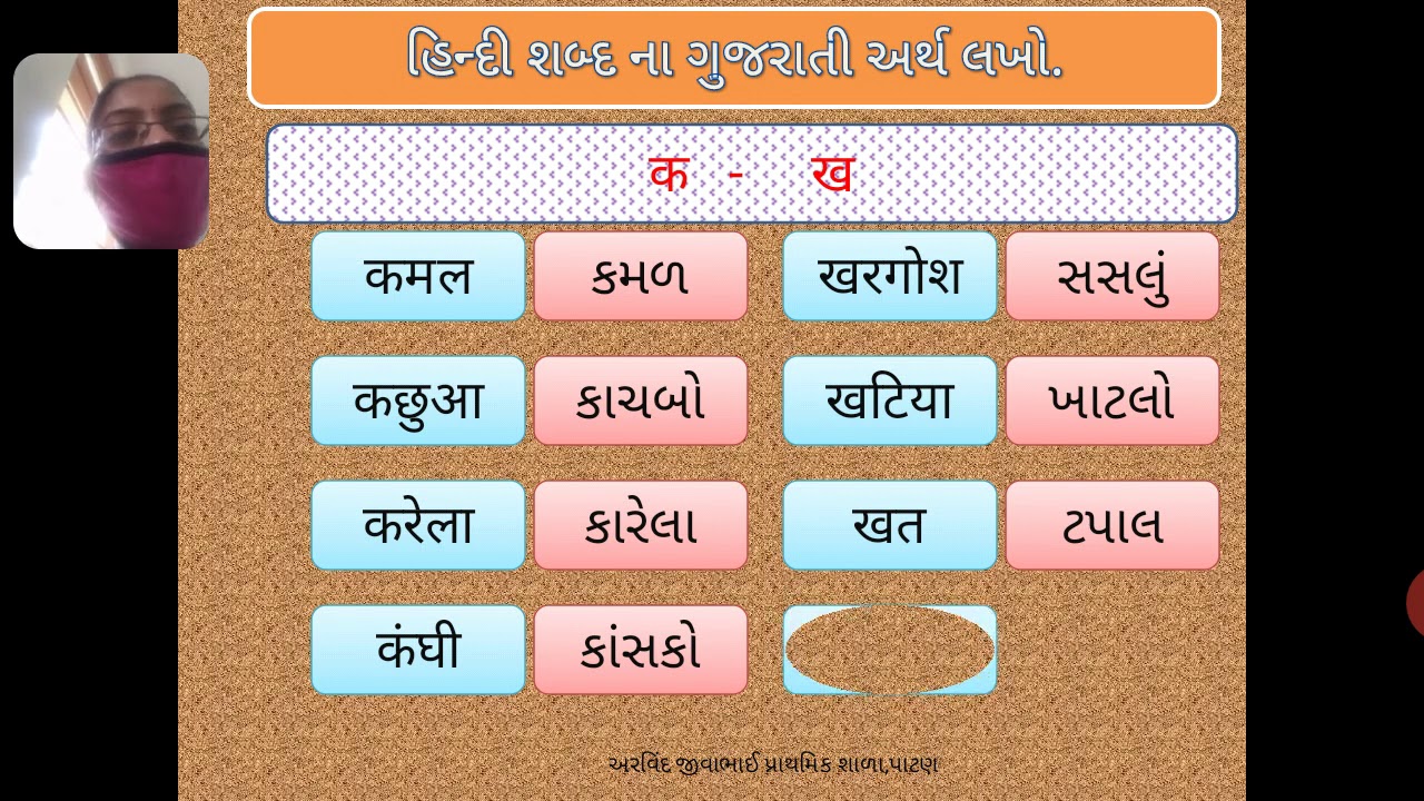 ધોરણ ૧ હિન્દી ગુજરાતી અર્થ ૧ - YouTube
