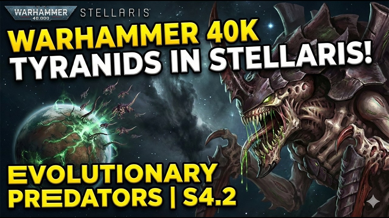 WARHAMMER 40K TYRANIDS IN STELLARIS! | Evolutionary Predators Origin ...