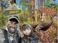 Tons of gobbling on his first turkey hunt  opening day game land turkey hunt nc