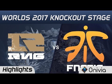 RNG vs FNC  Highlights Game 3  World Championship 2017 Knockout Stage Fnatic vs Royal Never Give U