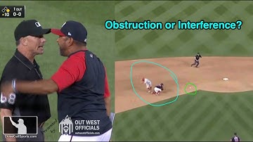 Ejection 067 - Nats Skipper Dave Martinez Tossed After Extra Inning Obstruction Call Gives Phils Run