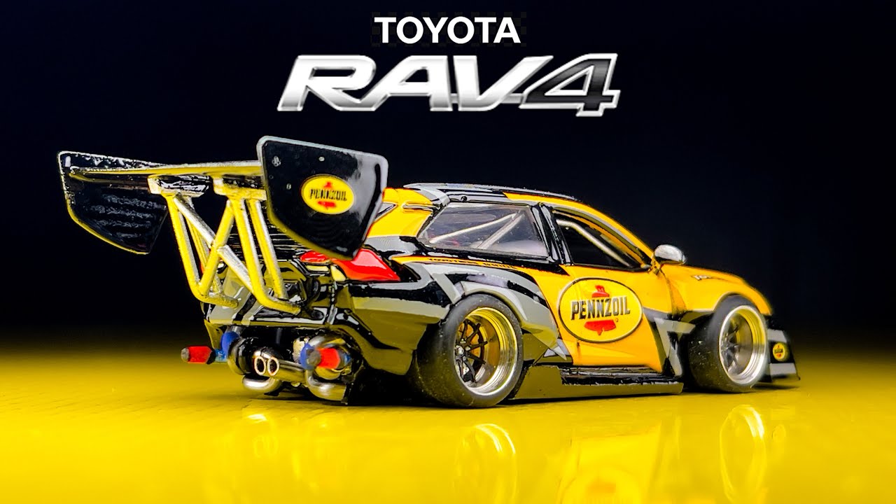 Toyota Rav4 Hill Climb Monster with V10 Twin Turbo Tomica Custom