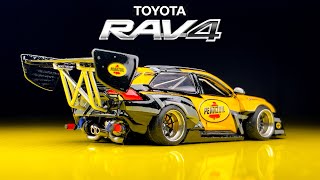 Toyota Rav4 Hill Climb Monster with V10 Twin Turbo Tomica Custom