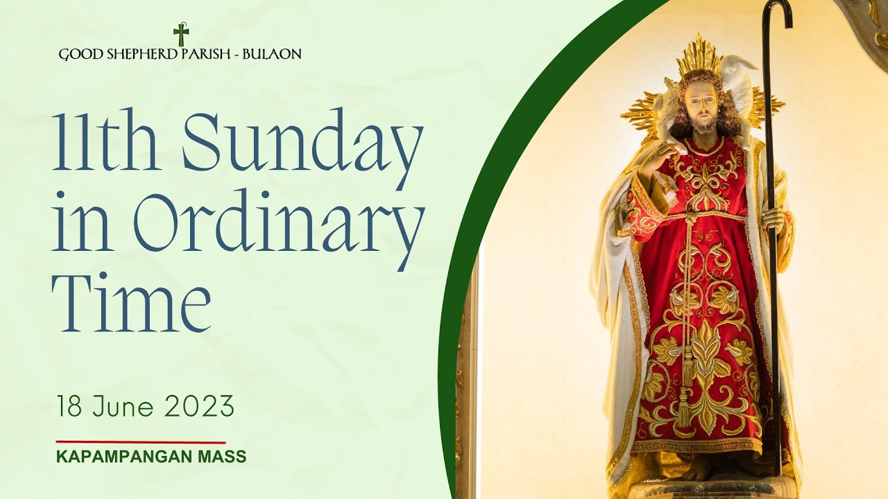 June 18, 2023 - 11th Sunday in Ordinary Time - YouTube