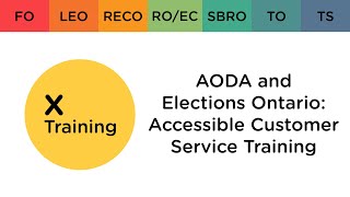 AODA and Elections Ontario - Accessible Customer Service Training
