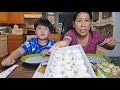 Sunday mukbang sushishrimp tempura and tuna kinilaw simple filipina living in america