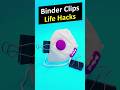 Handyman Tips & Tricks Binder Clips Hacks #shorts #tips #tricks