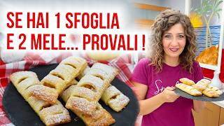 Flauti Di Sfoglia Alle Mele La Ricetta Facile E Croccante Per La Merenda