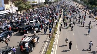Cord principals lead supporters in peaceful anti-IEBC protests