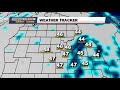 One more mild day with some scattered rain on Sunday