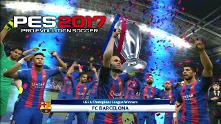 Pes 2017 uefa champions league final fc barcelona vs schalke 04 1-0
pro evolution soccer (officially abbreviated as 2017, also known in
some asia...