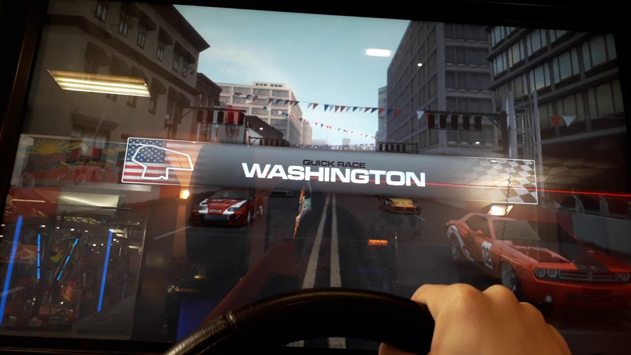 sega grid the arcade - free credit gameplay - quick race easy race no ranking lol 1080p 2019