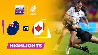 New Zealand 19-34 Canada | Women's Rugby World Cup 2025 Highlights