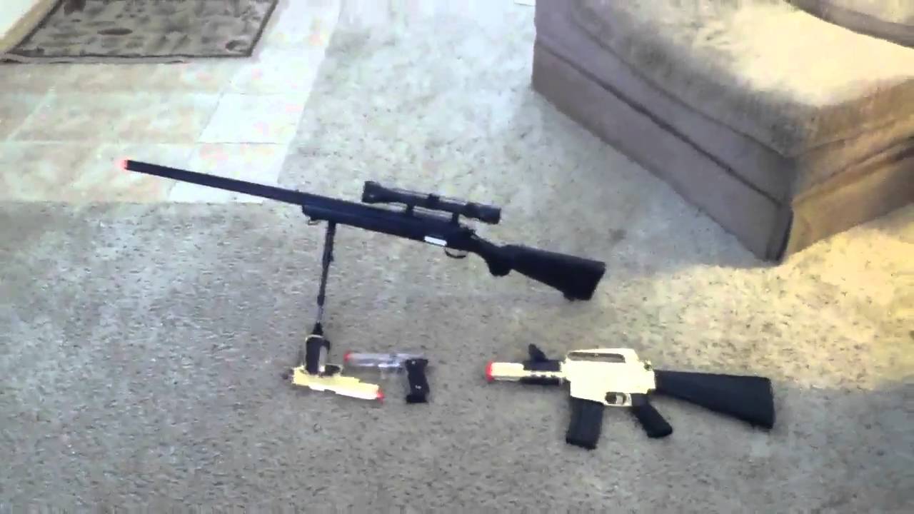 Airsoft vs. Nerf YouTube